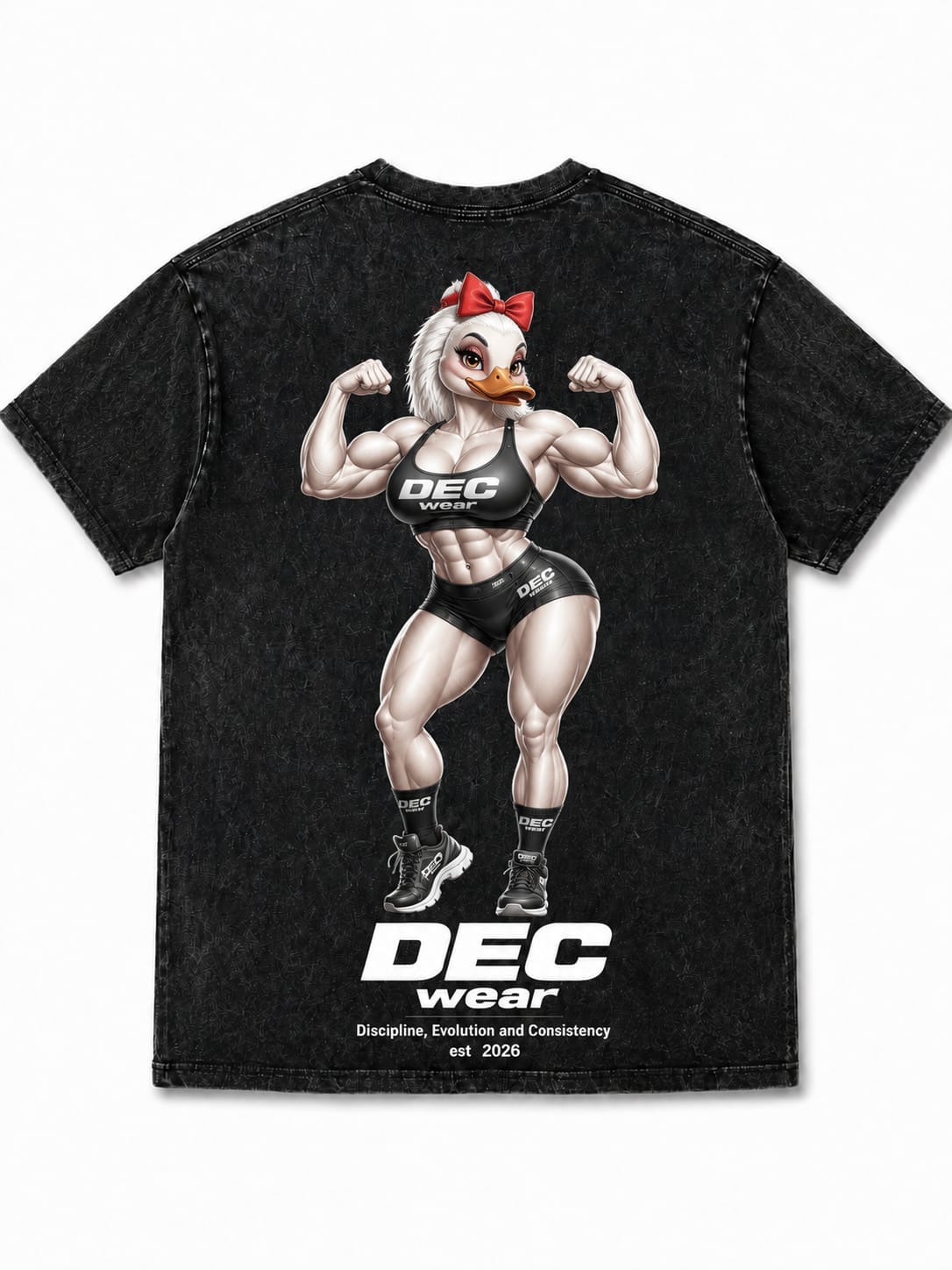 Camiseta Oversized Performance Dark Grey - Trás
